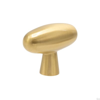 T-Bar Oliver Furniture Knob Brushed Brass