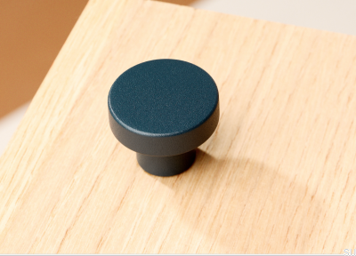 Furniture knob Circular 33 Metal Deep Blue