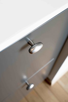 T-Bar Oliver Furniture Knob Brushed Steel