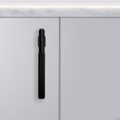 L-Bar Linear 125 Steel Black Furniture Handle