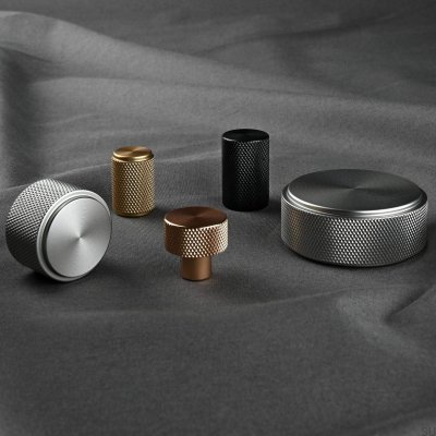 Rimini 16 metal furniture knob, matt black