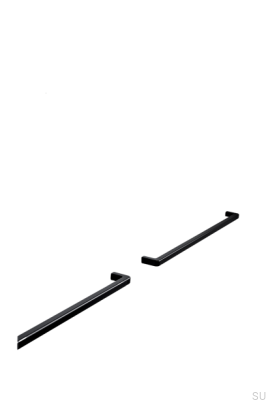 Mango 544 elongated furniture handle Aluminum Black Matt