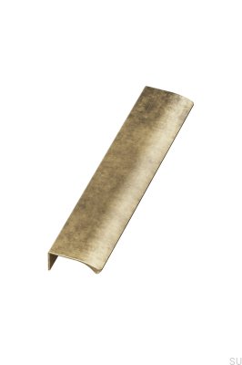 Edge Straight 200 Aluminum Antique Gold Furniture Handle