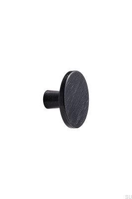Plato 42 Furniture Knob Aluminum Black Matte Brushed