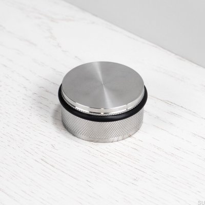 Cross Steel Silver Floor Door Stopper