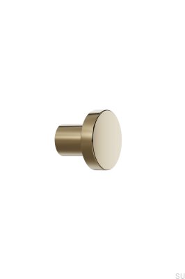 Furniture knob Dot 30 Polished brass