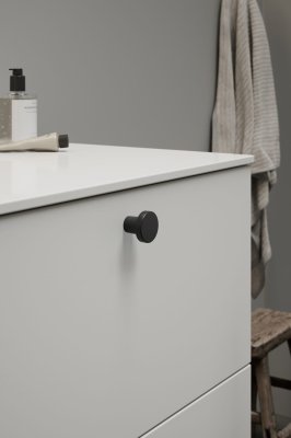 Furniture knob Dot 30 Matte Black