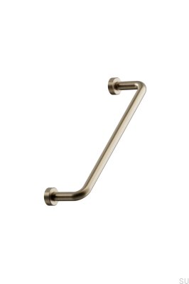 Lounge 128 Brass Unvarnished Elongated Furniture Handle