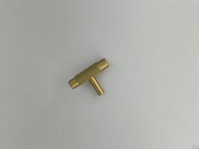 T-Bar SB-XS Gold Knurled Furniture Knob