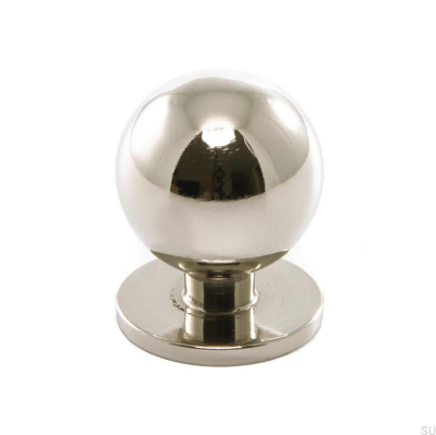 Furniture knob 1349 25 Polished Nickel