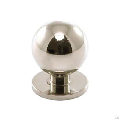 Furniture knob 1349 25 Polished Nickel