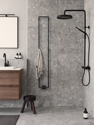 Shower set ARM7200-150 Matte Black Brass