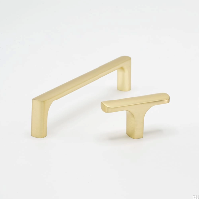 Ethel 128 Brushed Gold Ethel 128 Long Furniture Handle