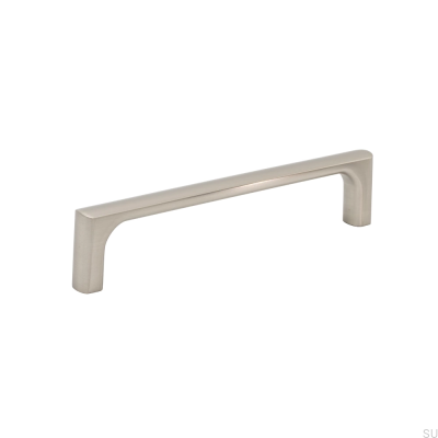 Ethel 160 Silver Brushed Ethel 160 Elongated Furniture Handle