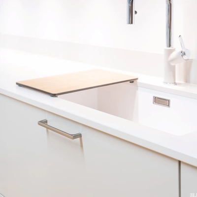 Ethel 160 Silver Brushed Ethel 160 Elongated Furniture Handle