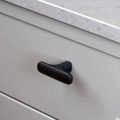 T-Bar Ethel Furniture Knob Matte Black