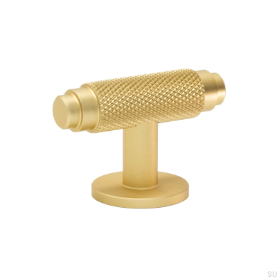 T-Bar Riff Furniture Knob Matte Gold