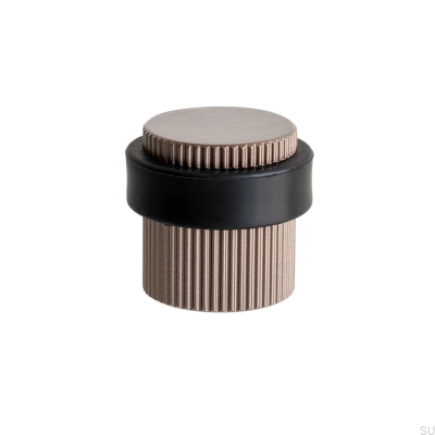 Helix Floor Door Stopper Dark Brown