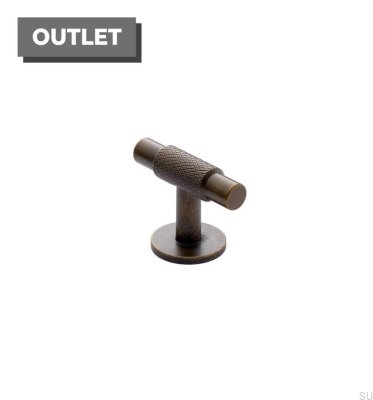 T-Bar Manor T furniture knob Antique gold