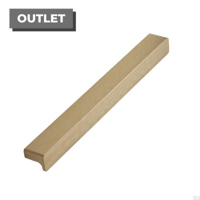 Elan 160 oblong furniture handle Gold Brushed