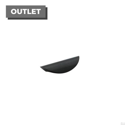 Archive 64 Black Beech oblong furniture handle