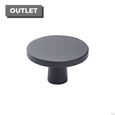 Furniture knob Plato Metal Black