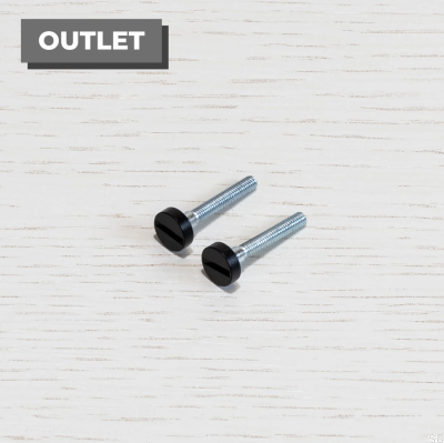Electricity switch screws Black (2 pieces)