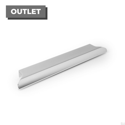 Ritta 128 chrome edge furniture handle Polished