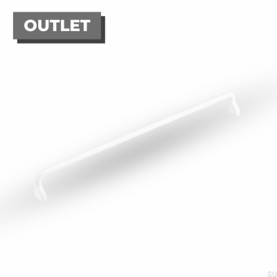 Lengthwise furniture handle Soft 192 White Mat