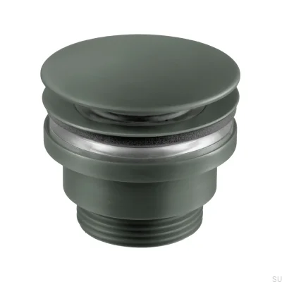Universal Pop-up Washbasin Plug 74400 Brass Ash Green
