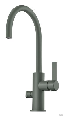 Kitchen tap with dishwasher valve ARM184 Brass Ash Green