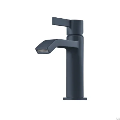 ARM071 Brass Deep Blue washbasin tap