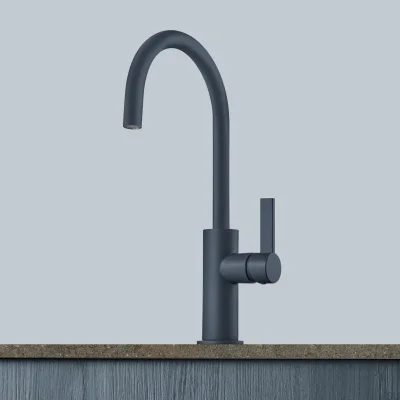 Kitchen tap ARM180 Brass Deep Blue