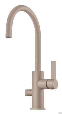 Kitchen tap with dishwasher valve ARM184 Brass Greige