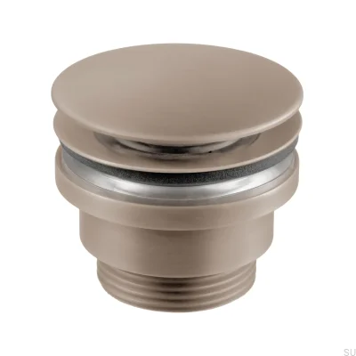Universal Pop-up Washbasin Plug 74400 Brass Greige