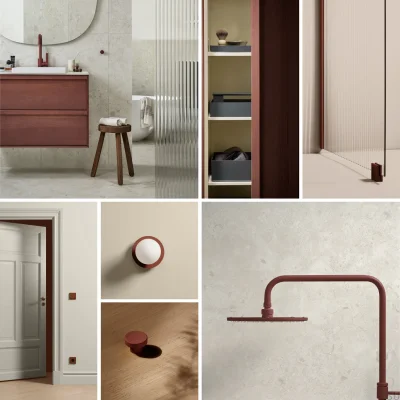 Shower Set TVM7200-150 Brass Reddish Brown