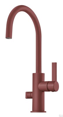 Kitchen faucet with dishwasher valve ARM184 Brass Reddish Brown