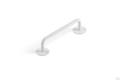 Milano 96 Metal Matt White Elongated Furniture Handle