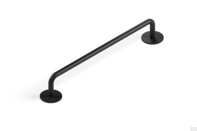 Milano 160 Metal Matt Black Elongated Furniture Handle
