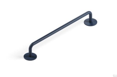Milano 160 Metal Blue Elongated Furniture Handle