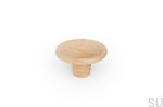 0530038W00--Gałka-meblowa-Disc-38-Drewniana-Dębowa-Nielakierowana-Viefe-Skandynawskie-Uchwyty_1