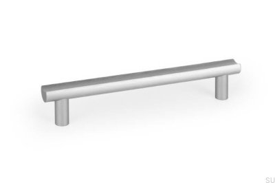 Moon 160 Aluminum Silver Elongated Furniture Handle