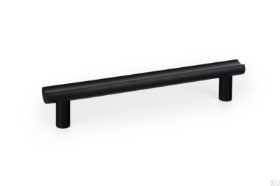 Moon 160 Aluminum Long Furniture Handle Black Brushed