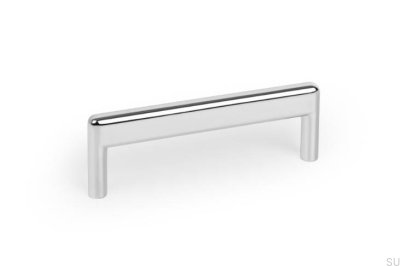 Beam 96 Metal Polished Nickel Elongated Furniture Handle