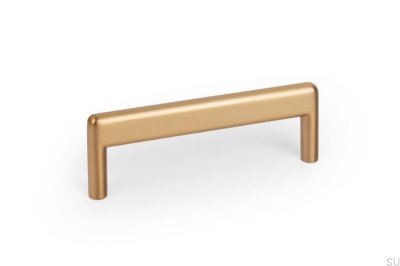 Beam 96 Metal Brushed Gold Furniture Handle Cava
