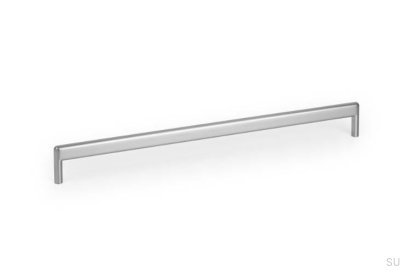Beam 320 Metal Brushed Nickel Elongated Furniture Handle
