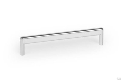 Beam 160 Metal Polished Nickel Elongated Furniture Handle