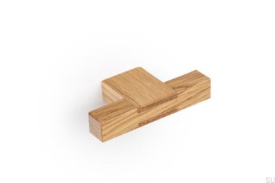 T-Bar Hako 76 Wooden Oak Furniture Knob