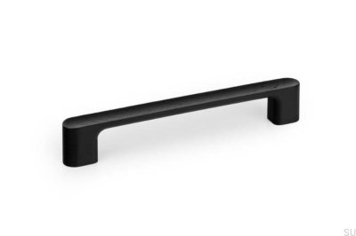 Luv Wood 160 Wooden Matt Black Furniture Handle