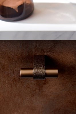 T-Bar Casey 60 Aluminum Furniture Knob Matte Brown